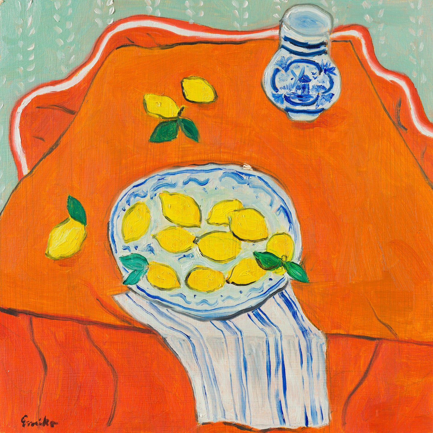 "Lemon still life" #9
