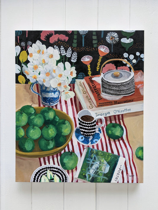 " A description of the morning when you came home"