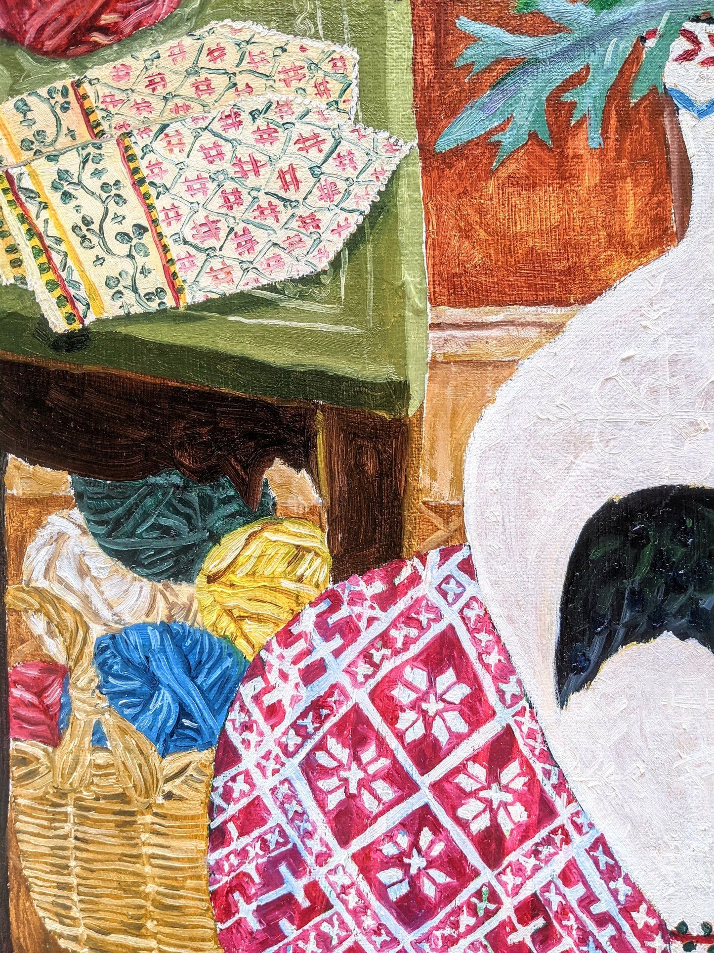 "The bird who saw herself"