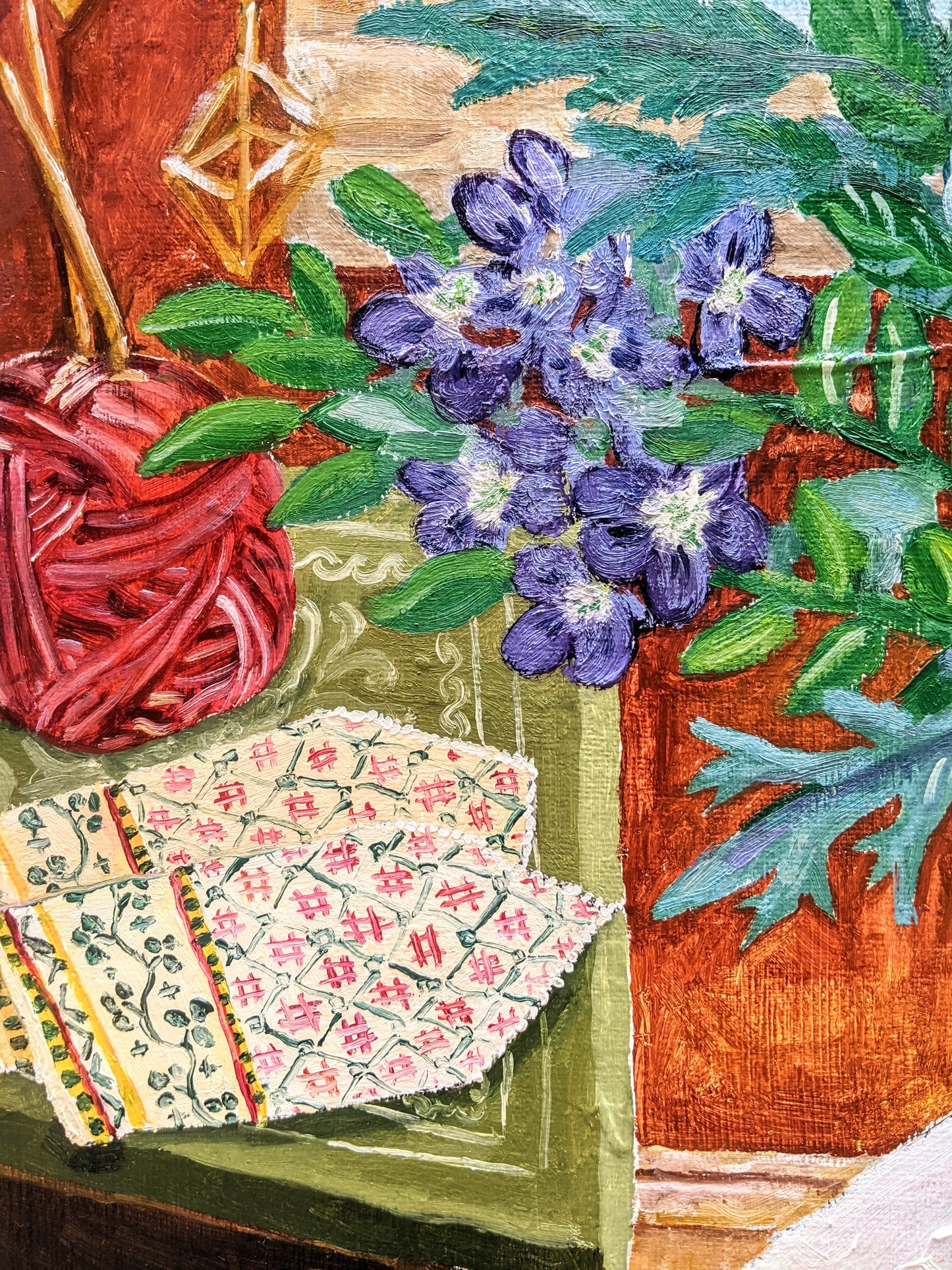 "The bird who saw herself"