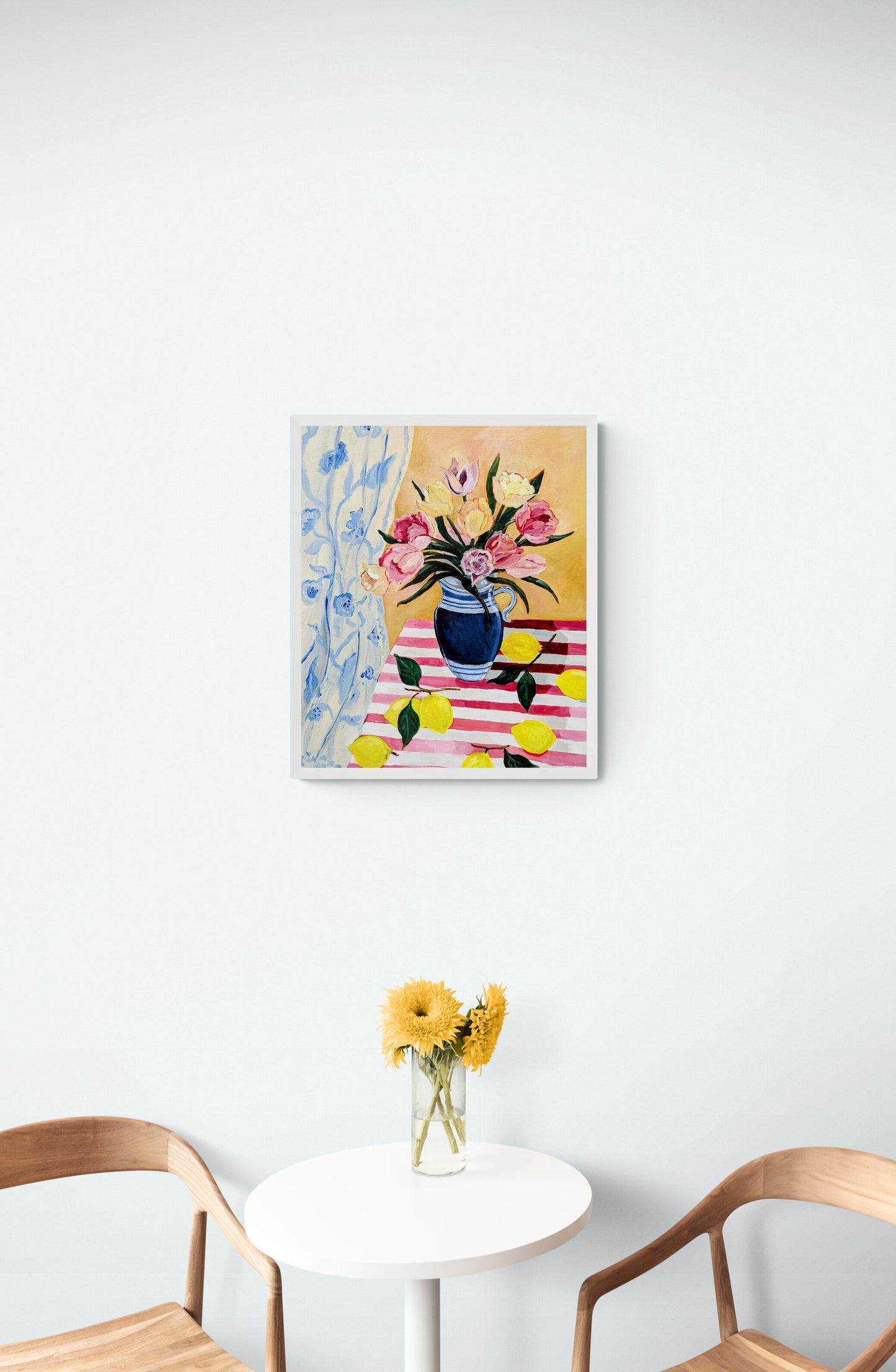 “Nature herself was pleased by His painting”