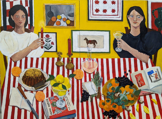 Becoming Her Diptych