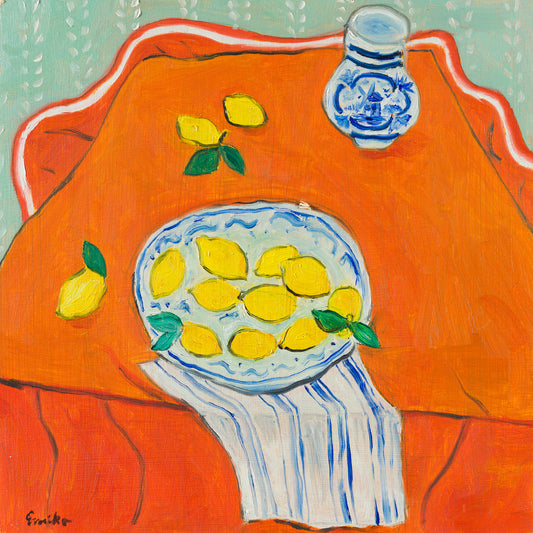 "Lemon still life" #9