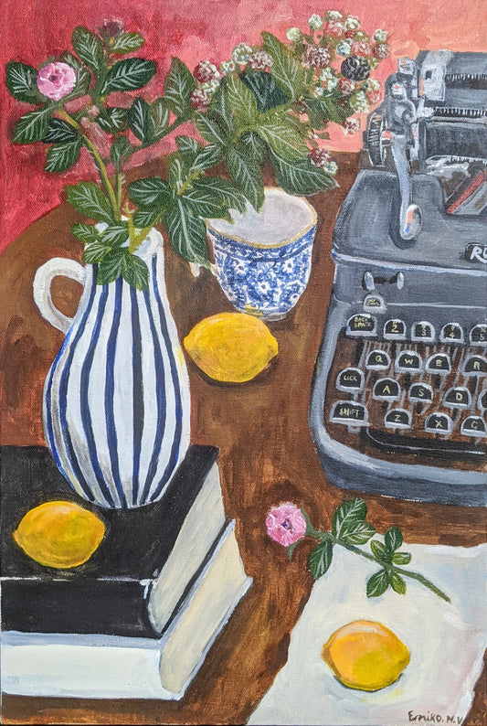 "I left my poems at your heart"