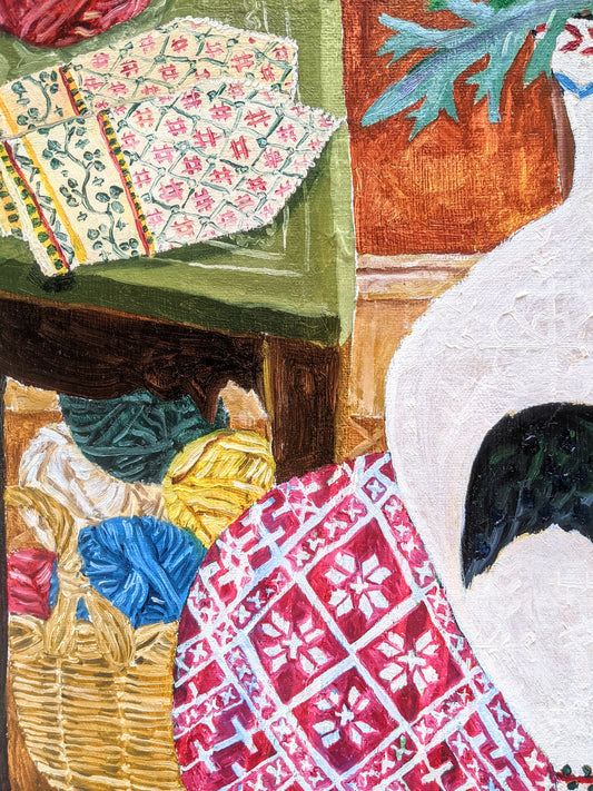 "The bird who saw herself"